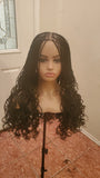 Black braided wig
