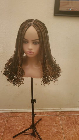 short braided wig