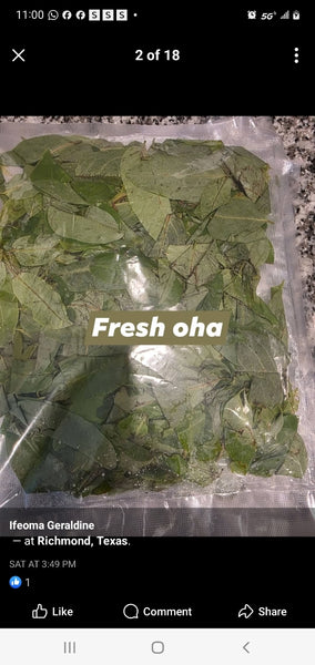 Fresh Nigerian Oha Vegtable
