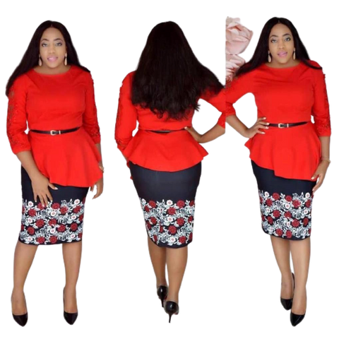 Skirt & Blouse